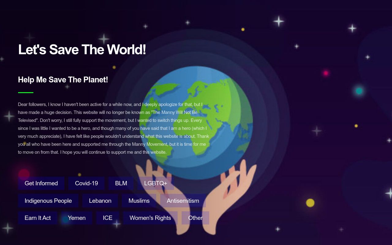 Let S Save The World